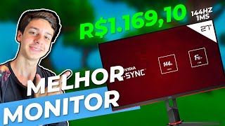 *URGENTE* MELHOR MONITOR  27'' GAMER 144HZ 1MS ATÉ R$ 1.100,00 - AOC Hero2 - 27G2