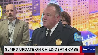 SLMPD news conference on child death investigation