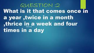 Celebrity what is it that comes once in a year twice in a month thrice in a week and four times in a day? Net Worth