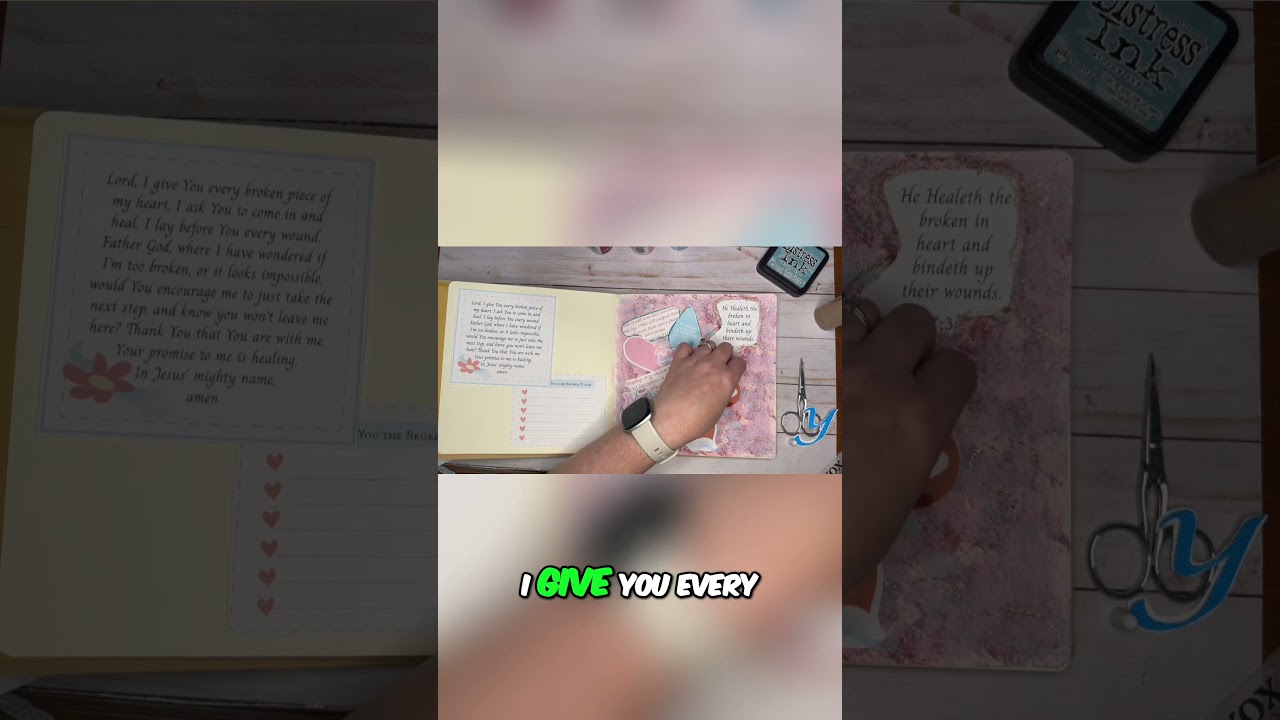 Christian Encouragement | Standing on God's Promises | Mixed Media Bible Journaling