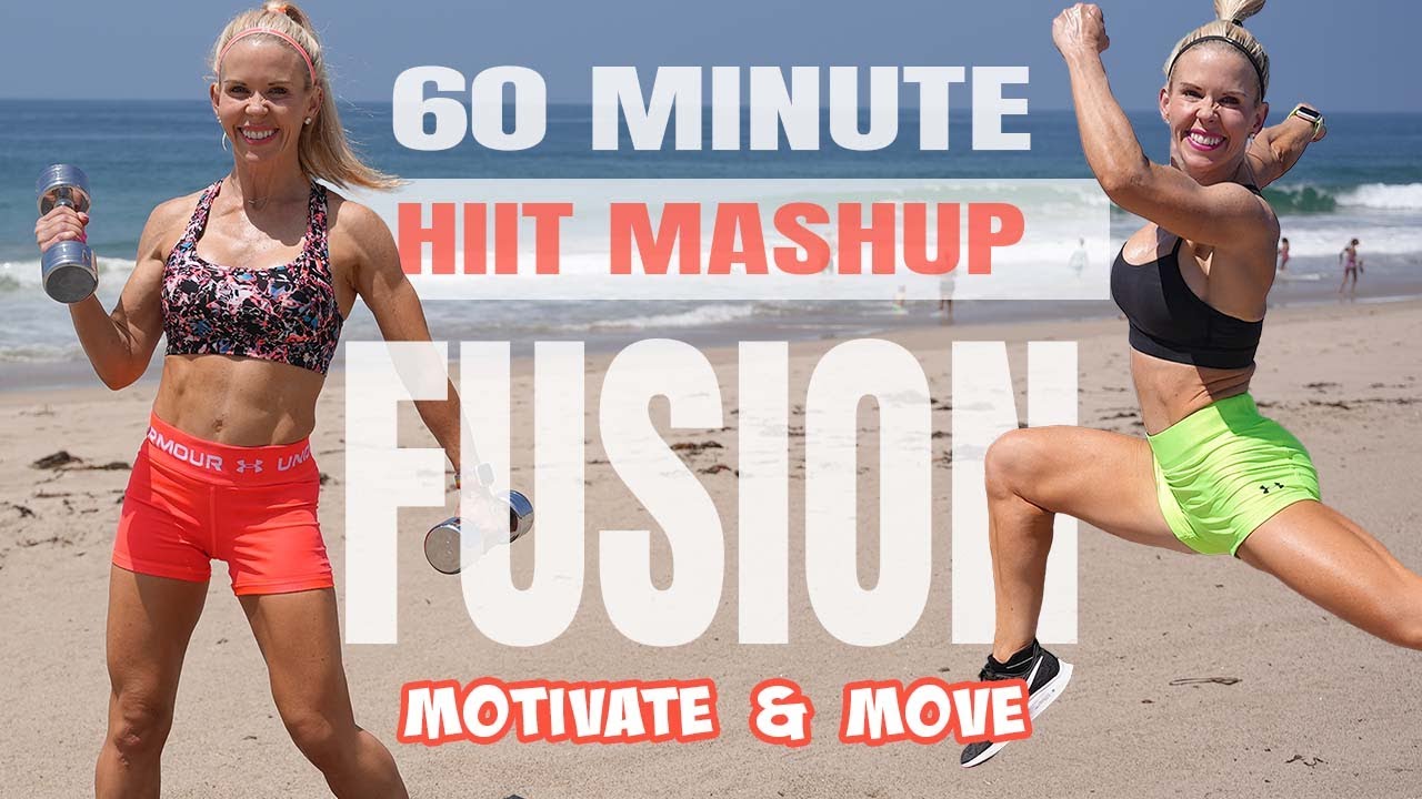 60 MINUTE HIIT MASHUP | Full Body Workout | Weights | Cardio ...