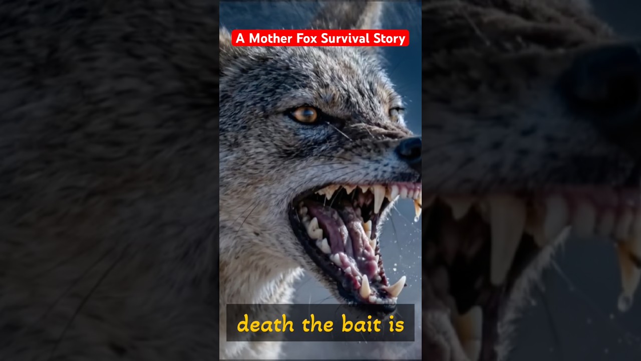 Can a Mother Fox Survive This Kalahari Battle? 😱 #wildlife #shorts