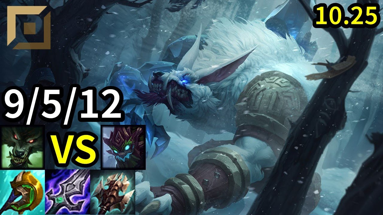 Warwick Top vs Maokai - KR Master | Patch 10.25