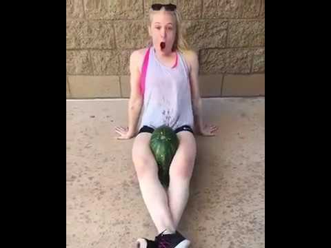 Girl Crushes Watermelon With her Thighs - YouTube.