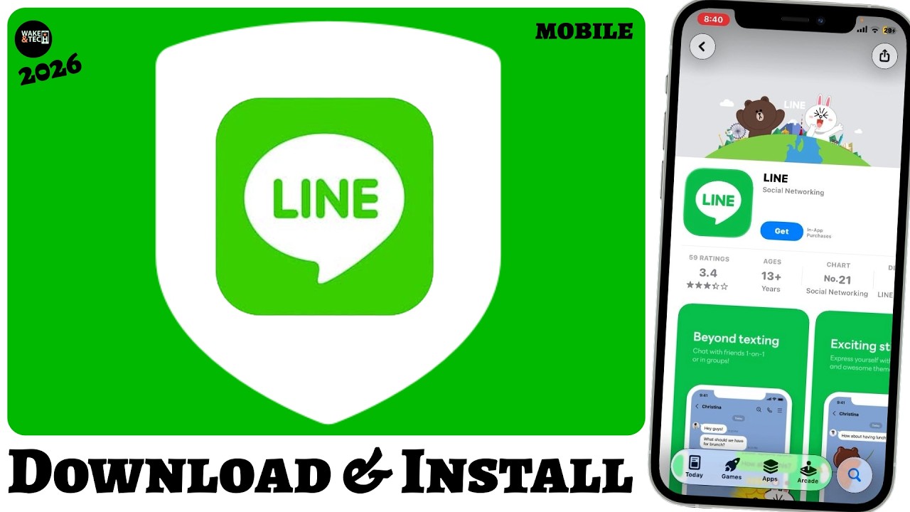 Install Line Install LINE on iPhone Easily – Beginner Tutorial - YouTube