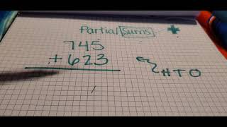 Partial Sums Addition Method