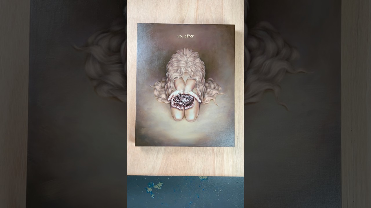 Before vs. after varnish ✨