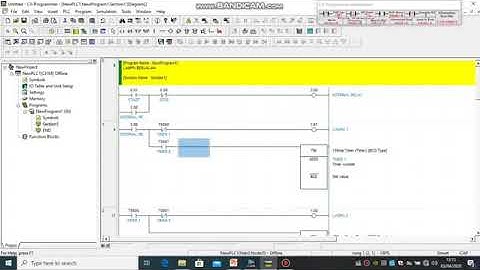 Simulasi Running LED Menggunakan CX Programmer