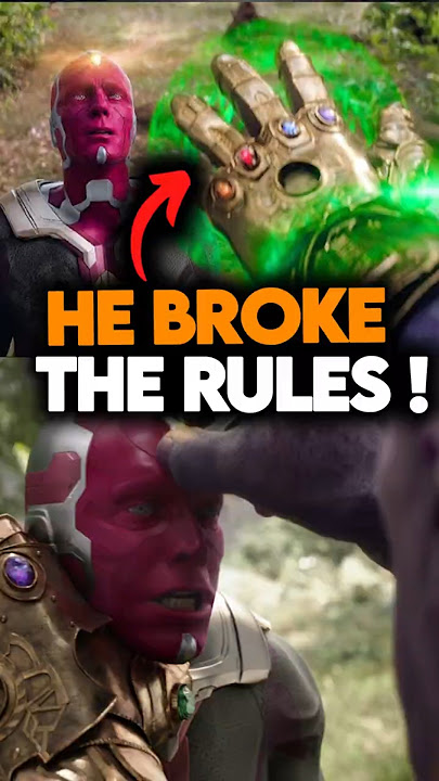 The Secret Behind How Thanos Revived Vision — No One Noticed This! #marvel #shorts