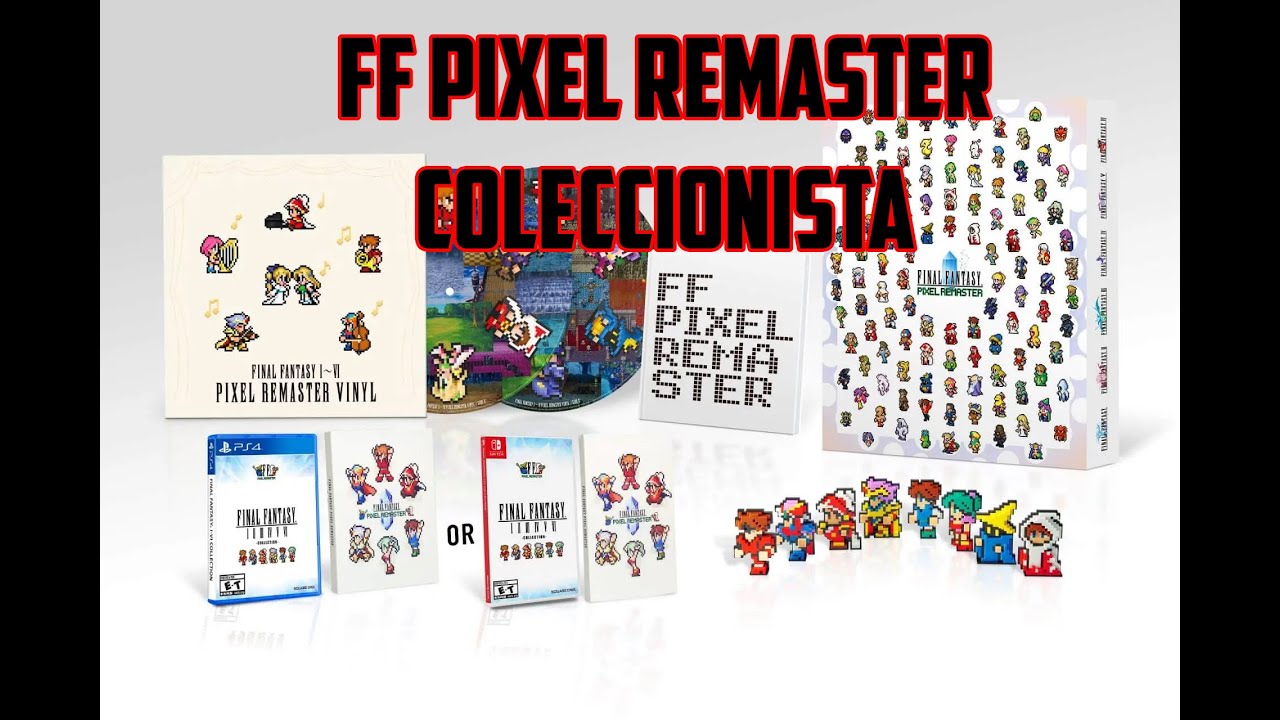 Una mirada a Final Fantasy Pixel Remaster Coleccionista | Mi Colección