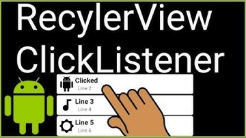 RecyclerView Item Click Android Studio tutorial 2020 | recyclervew onclicklistener