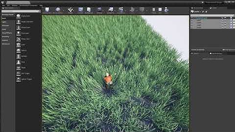 WIP UE4 Interactive Grass