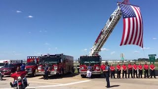 Watch Now: Thousands gather to pay respects to Marine Lance Cpl. Jared Schmitz