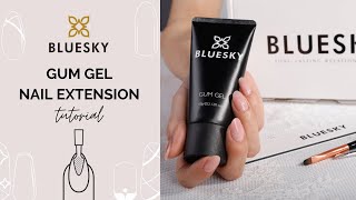 Bluesky Gum Gel Tutorial | How To Create Nail Extensions