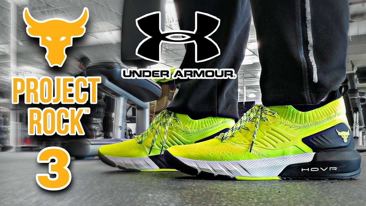 Under Armour PROJECT ROCK 3, Cross Training Shoes Review