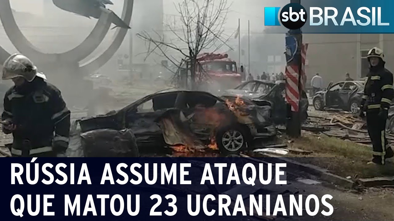 Rússia assume ataque que vitimou 23 ucranianos em Vinnytsia | SBT Brasil (15/07/22)