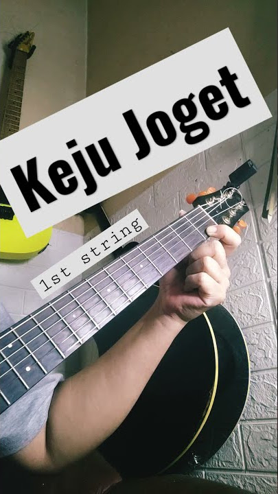 KEJU JOGET lagi viral tutorial melodi gitar 1 jari - bagian Reffnya saja😂