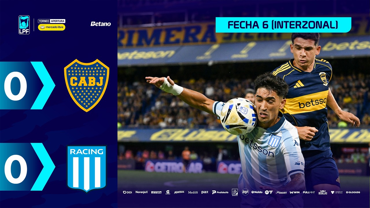 BOCA 0 - 0 RACING | Resumen del partido | 