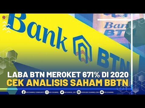 LABA BTN MEROKET 671% DI 2020, CEK ANALISIS SAHAM BBTN