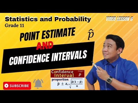 Point Estimate and Confidence Intervals | Sipnayan ni Sir Jhomz - YouTube