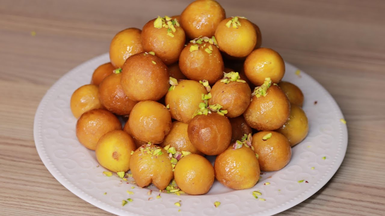 طريقة عمل لقيمات محشية بالجبنة 🌙#حلويات رمضان