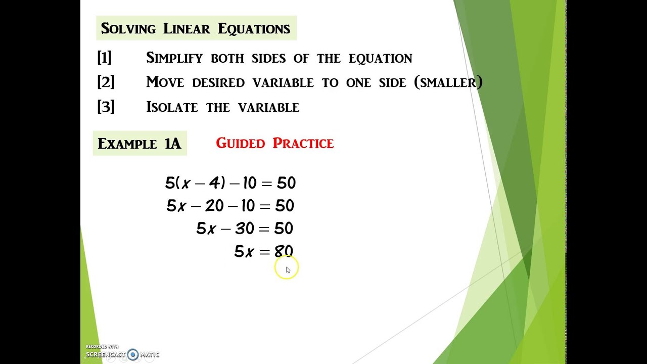 solving-linear-equations-review-youtube