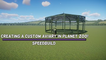 Creating a custom aviary in Planet Zoo! | Kr0x | Speedbuild