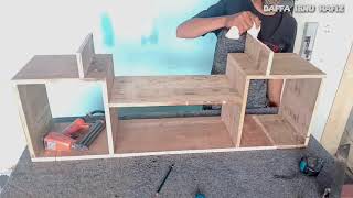 Cara Membuat Rak Tivi Minimalis Tempel Dinding