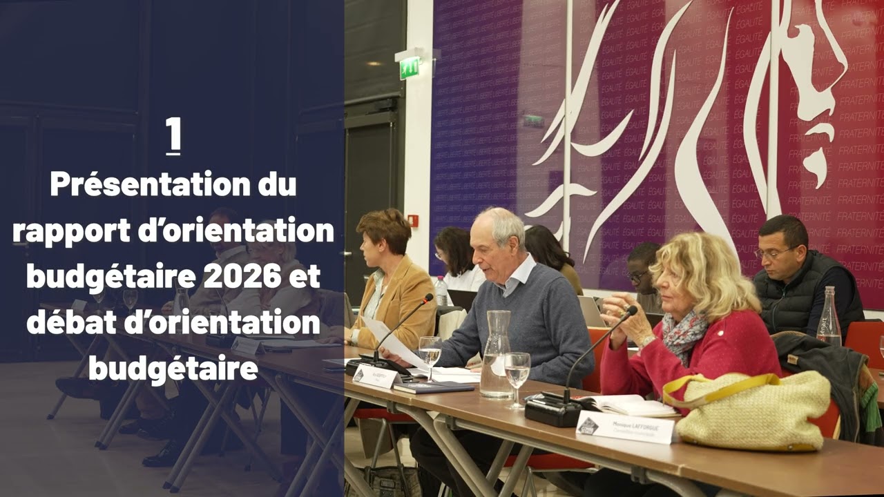 Conseil municipal du 17 novembre 2025