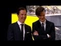Matt Smith and Benedict Cumberbatch present Steven Moffat's Special BAFTA Award - BBC One