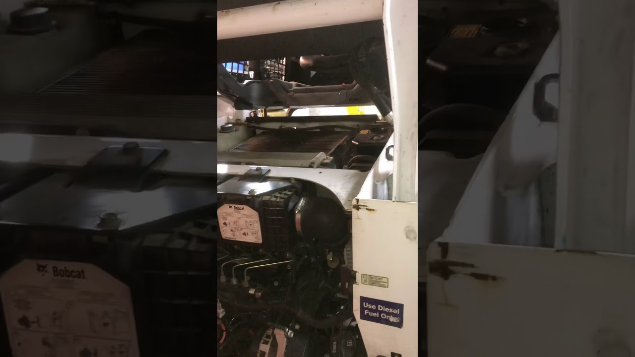 Bobcat S570 Hydrostatic Fluid change YouTube
