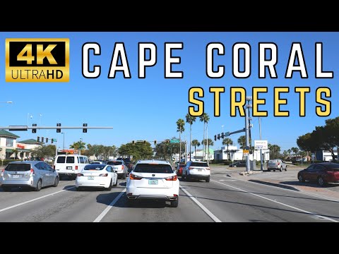 Cape Coral Florida, Driving 4k 60 FPS