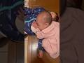 疲れて玄関先で寝てしまった兄を前にちーちゃんが取った優しすぎる行動【1歳3ヶ月と4歳3ヶ月】#shorts #baby