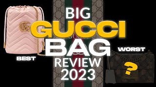 👜 BIG Gucci Bag Review 2023 😮 - Best Gucci Bag vs  Worst Gucci Bag #guccibag