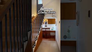 Home staircase study area | modern home staircase design #home #homedecor #homeinterior #modernhome
