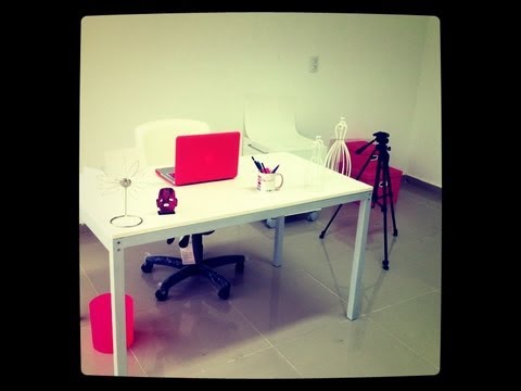 Tour pelo meu escritório e studio!