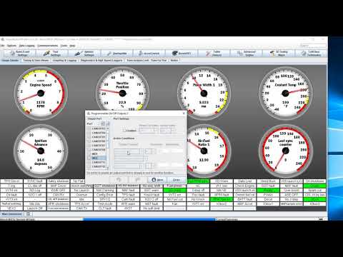 4 - Program Tunerstudio to output values to the Dash