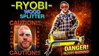 RYOBI 5 TON ELECTRIC SPLITTER- #wood #ryobi #woodsplitter#tools - YouTube