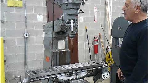 9” x 42” Bridgeport Vertical Milling Machine, Model Series I