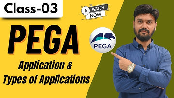 Pega Regular Class 03 | Application and Types of Applications in Pega | Pega Tutorial for Beginners