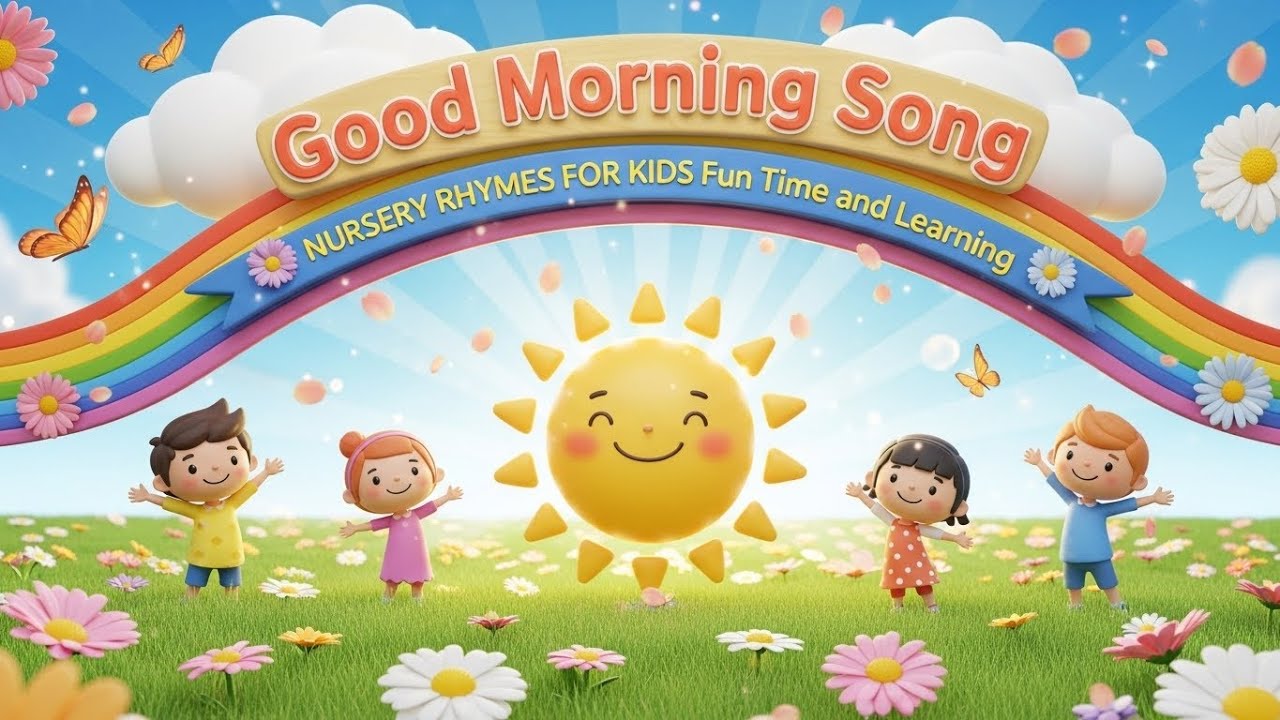 ☀️🎵 Good Morning Song | Start the Day with Positivity for Kids 🌈😊