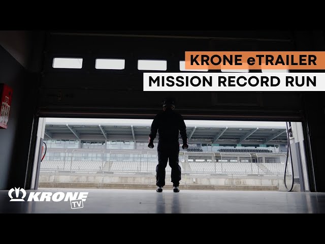 KRONE eTrailer: Mission Record Run | KRONE TV