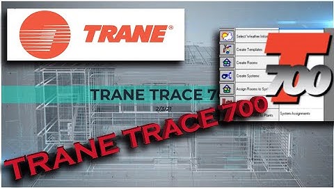 Heating/Cooling Load Calculation Using Trane Trace 700, Full Video in Link Below