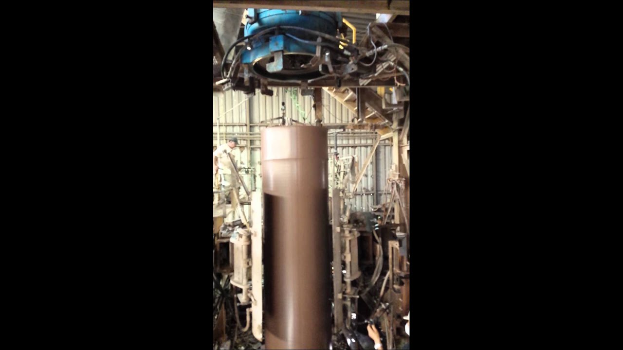 Building Products 24 inch Vitrified Clay Pipe Extrusion YouTube