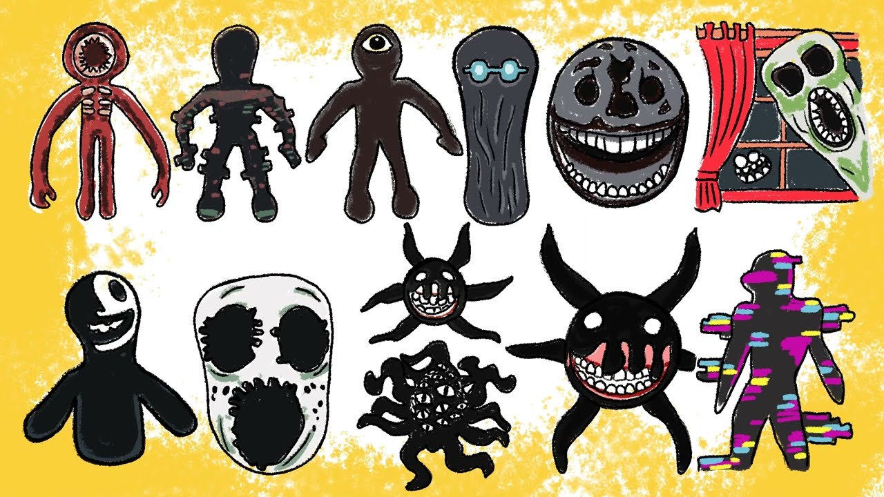 Monsters In Doors Roblox L How To Draw All Monsters Monsters In Doors Roblox L How To Draw All Monsters