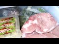 Запасы продуктов пенсионерки на самоизоляции..