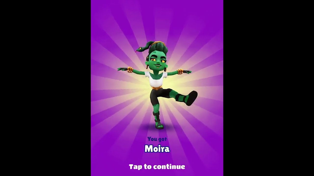 Unlocking moira in subway surfers