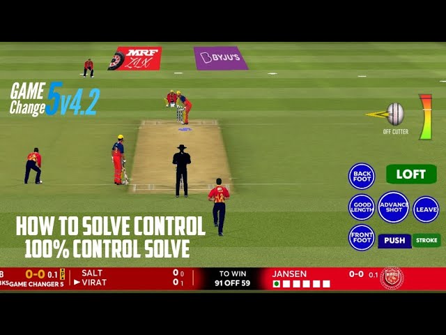Game changer 5 v 4.2 control issues 100% solve - YouTube