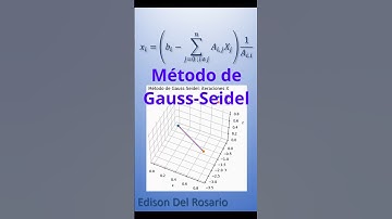 Método de Gauss-Seidel y Gráfica #python #metodosnumericos #matrices #ingenieria #maths #algoritmos