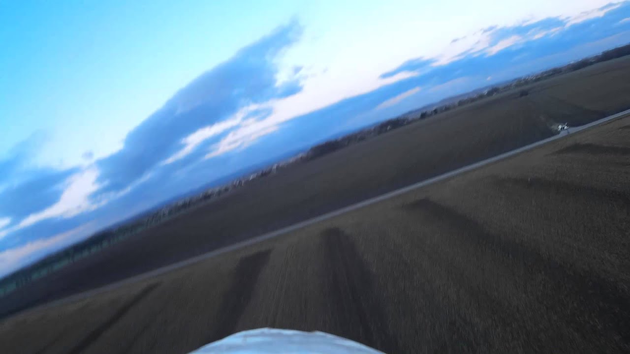 HK Bixler FPV Full Speed CRASH to Road